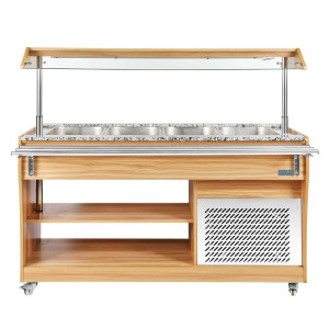 Buffet hladnjak Central 4 GN 1/1 - Polar - Fourniresto