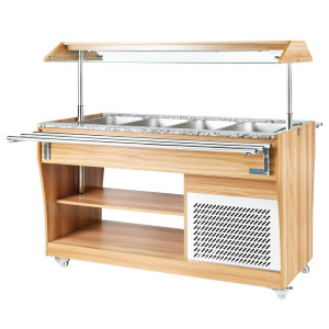 Buffet hladnjak Central 4 GN 1/1 - Polar - Fourniresto