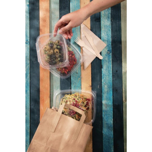 Mala vrećica od recikliranog smeđeg papira 215 x 180 mm - paket od 250 - Fiesta Green - Fourniresto