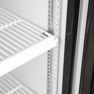 Hladnjak za boce Slimline crni - Polar - Fourniresto