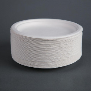 Tanjuri od biorazgradive bagasne 17,9 cm - Paket od 50 komada - Fiesta Green - Fourniresto