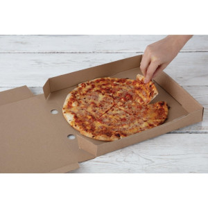Kutije za pizzu od kraft papira 30cm - Paket od 100 - Fiesta Green - Fourniresto