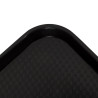Crni pravokutni pladanj od polipropilena za brzu hranu 410mm - Cambro - Fourniresto