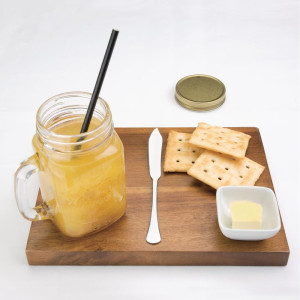 Crne biorazgradive papirnate slamke 210mm - Paket od 250 - Fiesta Green - Fourniresto