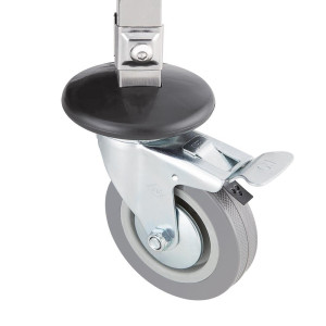 Kolica za kantinu od nehrđajućeg čelika 3 razine - Vogue - Fourniresto