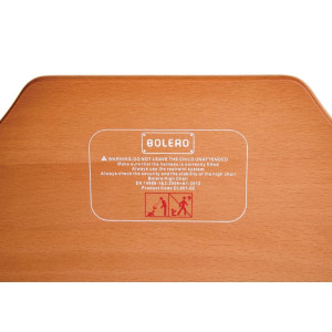 Visoka stolica od tamnog drveta - Bolero - Fourniresto