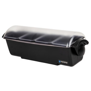 Kutija s 4 pregrade, plastični dvojak - FourniResto - Fourniresto