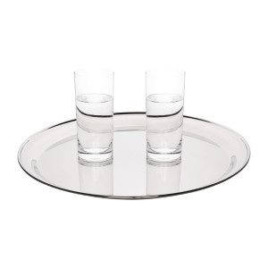 Pladanj za posluživanje, okrugli od nehrđajućeg čelika Ø 405 mm - Olympia - Fourniresto