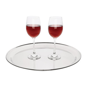 Pladanj za posluživanje, okrugli od nehrđajućeg čelika Ø 405 mm - Olympia - Fourniresto