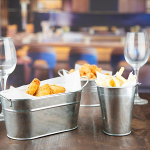 Kružna kanta od čelika - Olympia - Fourniresto