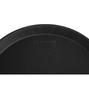 Pladanj za posluživanje od fiberglasa s protukliznom površinom Camtread crne boje Ø 280mm - Cambro - Fourniresto