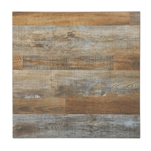 Kvadratni stolni pladanj s efektom stare drvene daske - Š 700mm - Bolero