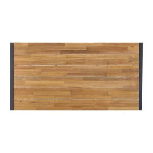 Rektangularni industrijski stol od čelika i acaije 180 cm - Bolero - Fourniresto