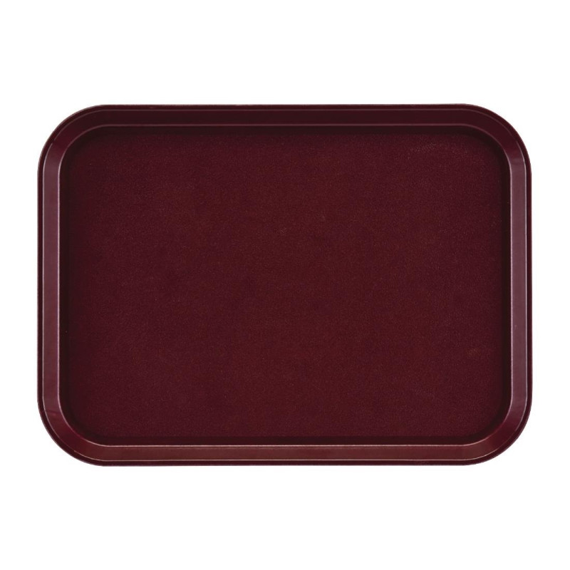 Rektangularni protuklizni pladanj od staklenih vlakana EpicTread Bordeaux 350mm - Cambro - Fourniresto