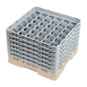 Ormar za čaše s 36 odjeljaka Camrack bež 500 x 500 mm - Cambro