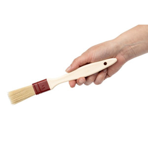 Četka za pečenje s ravnim prirodnim dlačicama - 25 mm - Matfer - Fourniresto