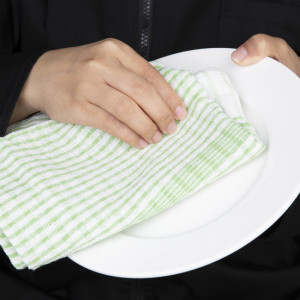 Zelene pamučne krpe - set od 10 - Vogue - Fourniresto