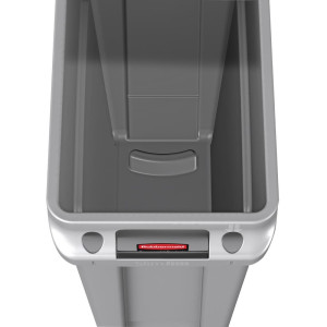 Kontejner Slim Jim sivi - 87L - Rubbermaid