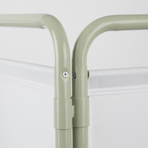 Preklopni zaslon od bijelog PVC-a - Bolero - Fourniresto