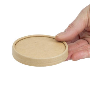 Poklopci za Kraft mikrovalne posude za juhu od 225 ml i 350 ml - Pakiranje od 500 komada - Colpac