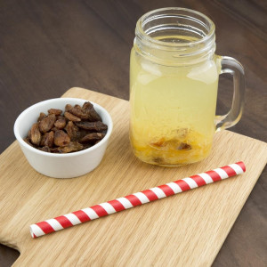 Slamke za smoothie od papira - crvene - L 210mm - Pakiranje od 250 - Fiesta Green