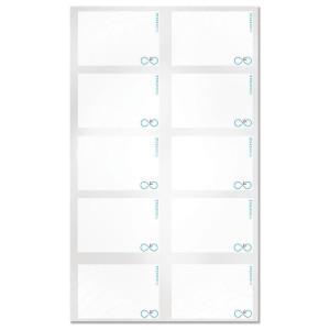 Prazne etikete za ponovnu upotrebu - Paket od 50 - FourniResto