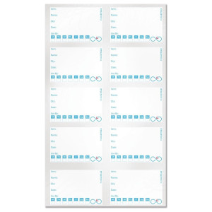 Oznake za praćenje koje se mogu ponovno koristiti - Paket od 50 - FourniResto