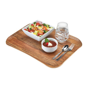 Ploča od poliestera s prirodnim izgledom hrastovog drva - 330 x 430 mm - Cambro - Fourniresto