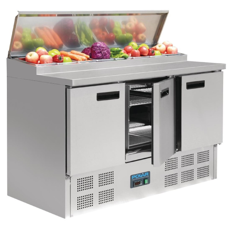 Pult za pripremu hladnih pizza i salata Serija G - 390L Polar - Fourniresto