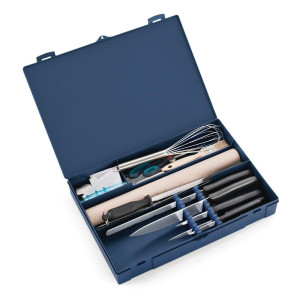 Kutija za noževe od polipropilena i najlona - plava - DEGLON