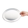 Ploča za pizzu od aluminija s širokim rubom - Ø255mm - Vogue - Fourniresto