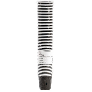 Plastični jednokratni crni espresso čaše - 120ml - Paket od 1000 - Fiesta