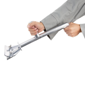 Strugač za intenzivnu upotrebu na ploči za kuhanje - L 152 mm - Jantex