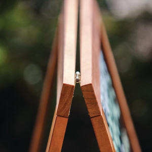 Ploča za trotoar s okvirom od drveta 1200 x 700 mm - Olympia - Fourniresto