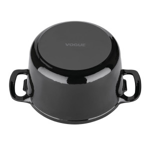 Cocotte okrugla crna - 3,2L - Vogue