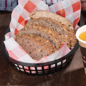 Ovalna crna košara za hranu od polipropilena - Olympia - Fourniresto