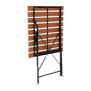 Stol bistro kvadratnog oblika od imitacije drva - 600mm - Bolero - Fourniresto