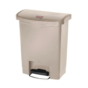 Koš za smeće s pedalom Slim Jim Beige - 30L - Rubbermaid