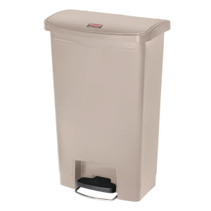 Koš za smeće s pedalom Slim Jim Beige - 50L - Rubbermaid