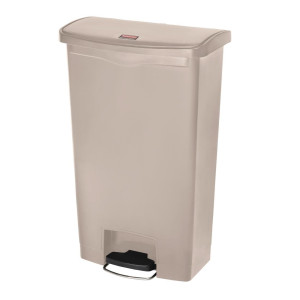 Koš za smeće s pedalom Slim Jim Beige - 68L - Rubbermaid