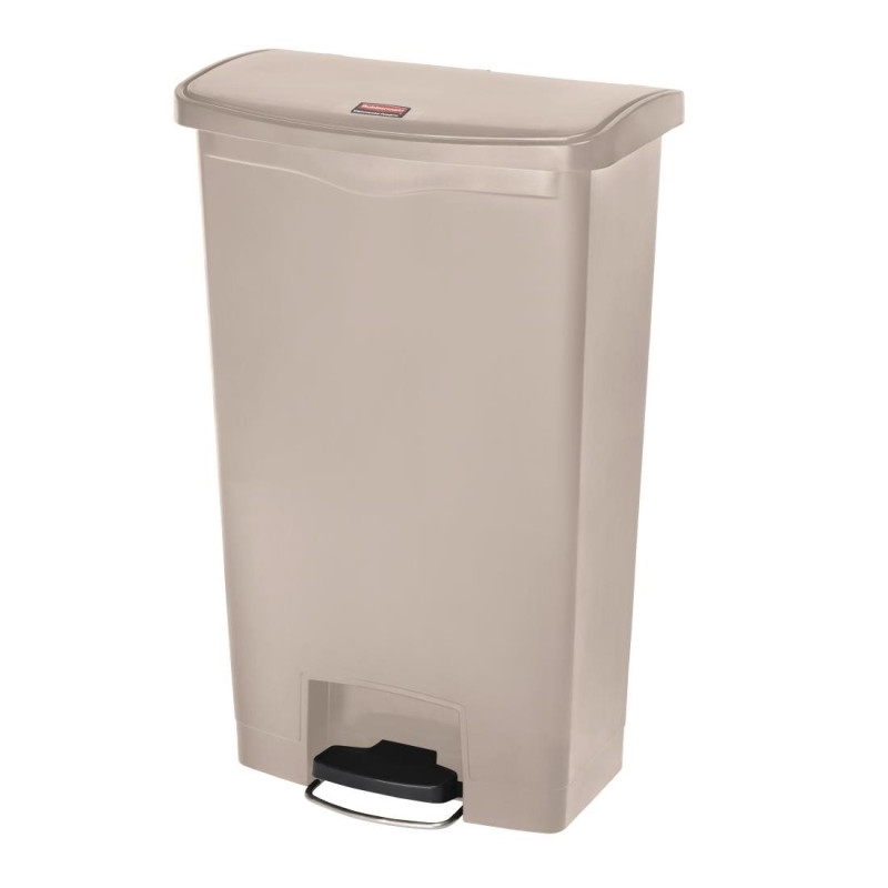 Koš za smeće s pedalom Slim Jim Beige - 68L - Rubbermaid