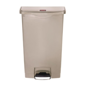 Koš za smeće s pedalom Slim Jim Beige - 68L - Rubbermaid