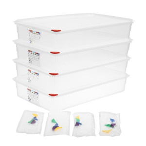 Kutija za hranu GN1/1 - 13,7L - Paket od 4 - Araven - Fourniresto
