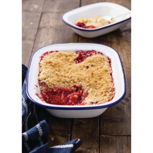 Pladanj od emajliranog čelika 280x190x55mm - Paket od 6 - Olympia - Fourniresto