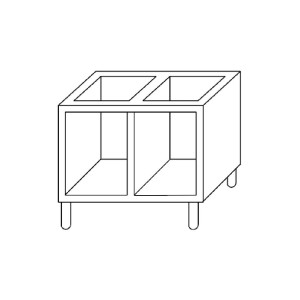 Otvoreni ormarić 650 - Gastro M