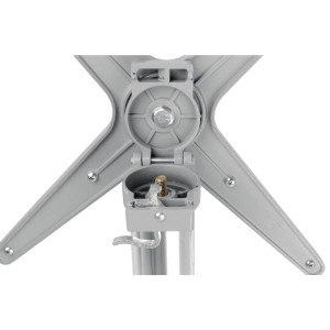 Stojeći stol od nehrđajućeg čelika s pomičnom pločom 600mm - Bolero - Fourniresto