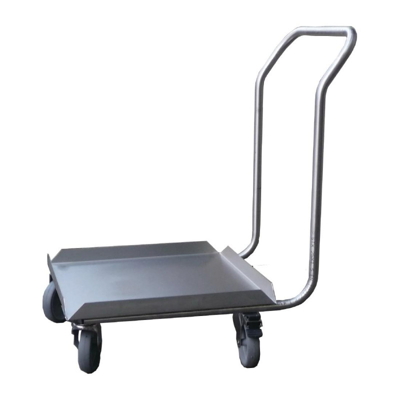 Podnožje od nehrđajućeg čelika za perilice posuđa s ručkom 500 x 500 mm - Gastro M