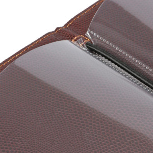 Suvremena zaštita jelovnika A5 tamnocrvena - Securit - Fourniresto