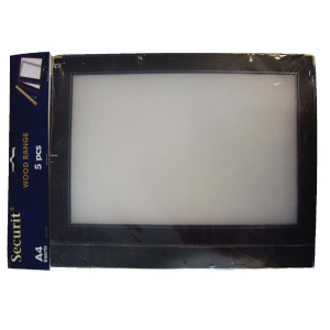 Dodatci za A4 format u crnoj boji - Securit - Fourniresto