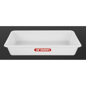 Plitka prozirna plastična posuda za hranu 435 mm - Araven - Fourniresto